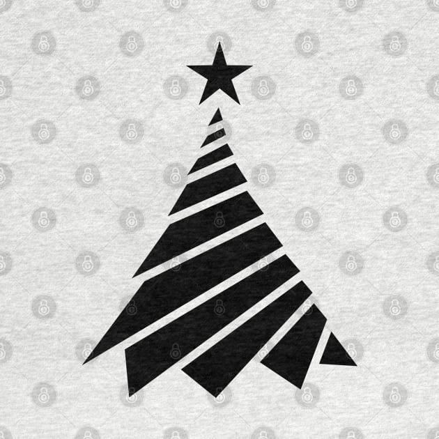 Modern Geometric Christmas Tree by shaldesign